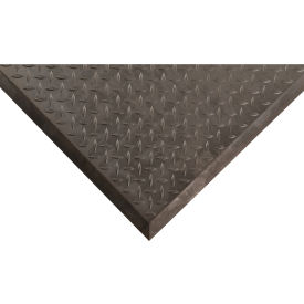 NoTrax® Diamond Top Interlock™ End Mat 1/2" Thick 2-5/16' x 2-1/2' Black