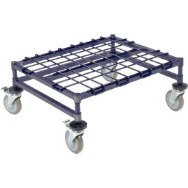 Global Industrial 561958AB Nexelon® Mobile Dunnage Rack 30"W x 24"D - 4 Swivel Casters, 2 W/Brakes image.