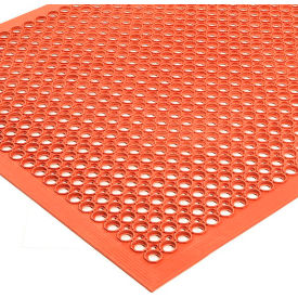 Superior Manufacturing Group, NoTrax 562S0320RD NoTrax® Sanitop™ Drainage Mat 1/2" Thick 3 x 20 Red image.