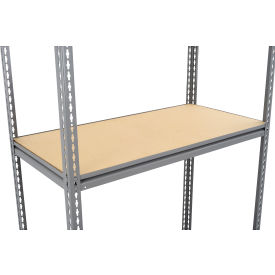 Global Industrial Heavy Duty Boltless Shelving Z Beam Additional Shelf 48"W x 24"D Wood Deck