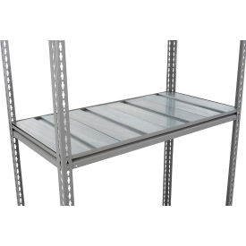 Global Industrial Heavy Duty Boltless Shelving Z Beam Additional Shelf 48"W x 24"D Steel Deck