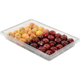 Rubbermaid Commercial Products FG330600CLR Rubbermaid 3306-00 Clear Plastic Box 5 Gallon 18 x 26 x 3-1/2 image.