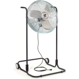 Tpi Industrial F24HTE TPI 24" Industrial High Stand Fan, 2,100 CFM, 1/8 HP image.
