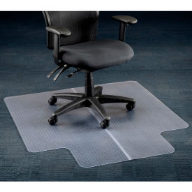 Global Industrial 607900 Interion® Office Chair Mat for Carpet - 45"W x 53"L with 25" x 12" Lip - Straight Edge image.