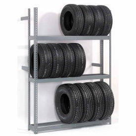 Global Industrial 613144 Global Industrial™ 3 Tier Single Entry Tire Rack 60"W x 18"D x 84"H image.