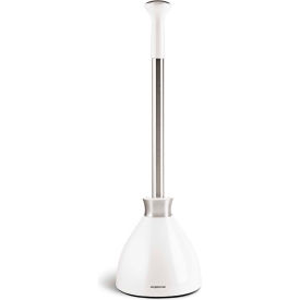 simplehuman® Toilet Plunger - White BT1085