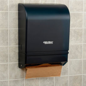Global Industrial 640931 Global Industrial™ Folded Paper Towel Dispenser, Smoke Gray image.