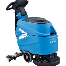 Global Industrial 641411 Global Industrial™ Auto Walk-Behind Floor Scrubber 17" Cleaning Path, Two 80 Amp Batteries image.