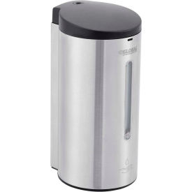Global Industrial 641520 Global Industrial™ Automatic Liquid Soap/Sanitizer Dispenser, 700 ml, Stainless Steel image.