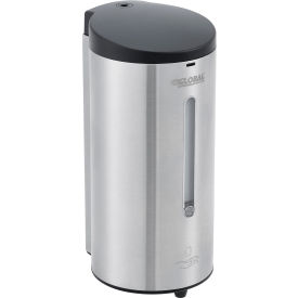 Global Industrial 641521 Global Industrial™ Automatic Foam Soap/Sanitizer Dispenser, 700 ml, Stainless Steel image.
