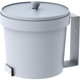 Global Industrial 641526 Global Industrial™ Bucket Wipe Dispenser Wall Bracket - For Use With Wipe Bucket 641492/641543 image.