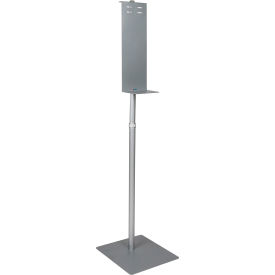 Global Industrial 641558 Global Industrial™ Universal Hand Sanitizer Dispenser Floor Stand, Height Adjustable image.