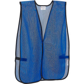 Global Industrial™ Hi-Vis Safety Vest Mesh Blue One Size