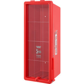 Global Industrial™ Plastic Fire Extinguisher Cabinet Fits 20 lbs. Red
