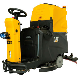 Global Industrial 641811 Cat® C26R Auto Ride-On Floor Scrubber, 26" Cleaning Path image.