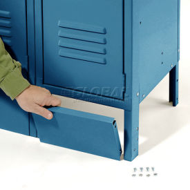 Global Industrial 652080BL Global Industrial™ Front Base For 12"W X 6"H Blue Locker image.