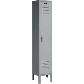 1-Tier 1 Door Locker, 12"W x 12"D x 66"H, Gray, Unassembled view 2