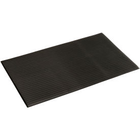 Apache Mills Inc. 2016009003XCUTS Apache Mills Soft Foot™ Ribbed Surface Mat 3/8" Thick 3 x Up to 60 Black image.