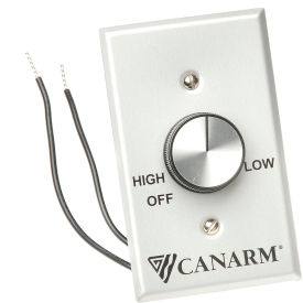 Canarm Ltd MC-3 Canarm® Variable Speed Switch Control For 2 Fans, Silver image.