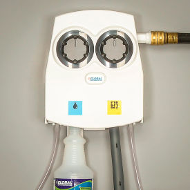 Global Industrial 670170 Global Industrial™ Universal Cleaning Chemical Dilution Dispenser, Dual Flow, 2-Chemical image.