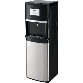 Global Industrial 670435 Global Industrial® Tri-Temp Non-Filtered Water Dispenser, Black With Stainless image.