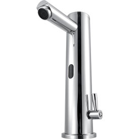 Global Industrial 670461 Global Industrial™ Deck Mounted Sensor Faucet With Mixing Valve, 2.2 GPM, Chrome image.