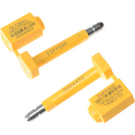 Global Industrial 670487YL Global Industrial™ High Security Bolt Seal, Yellow, 50/Pack image.