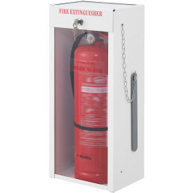 Global Industrial 670600 Global Industrial™ Fire Extinguisher Cabinet, Surface Mount, Lockable, Fits 2-1/2-5 Lbs. image.