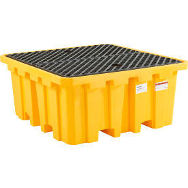 Global Industrial™ IBC Spill Containment Pallet with Drain 365 Gallon