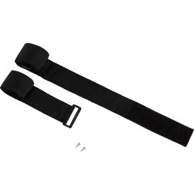 Global Industrial Replacement Straps for 8 10 & 12 Column Protectors Black 