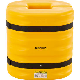 Global Industrial Column Protector 8" Opening 24" High Yellow 