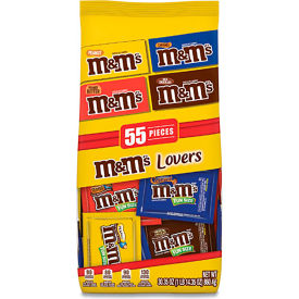 United Stationers Supply MNM56025 M&Ms® Fun Size Variety Mix, 55 Packs/Bag, 6 Bags/Case image.