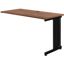 Global Industrial 695215WN Interion® 48"W Right Handed Return Table - Walnut (SG509) image.