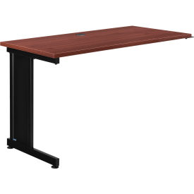 Global Industrial 695216MH Interion® 48"W Left Handed Return Table - Mahogany (SG8030) image.