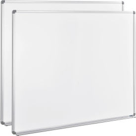 Global Industrial 695646PK Global Industrial™ Magnetic Whiteboard - 60 x 48 - Steel Surface - Pack of 2 image.