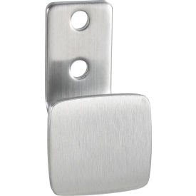 Interion Square Clothes Hook - Silver Satin Finish