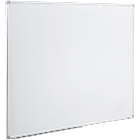 Global Industrial 695784 Global Industrial™ Magnetic Steel Dry Erase Planning Board, Aluminum Frame, 1x2 Grid, 48" x 36" image.