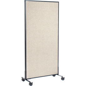 Interion Mobile Office Partition Panel, 36-1/4