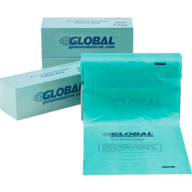 Global Industrial 695797 Global Industrial™ Pet Waste Plastic Bags, Green, 200 Bags/Roll image.