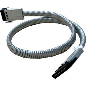 Global Industrial 695894 Interion® Modular Partition Power Pass-Through Cable, 14"L image.