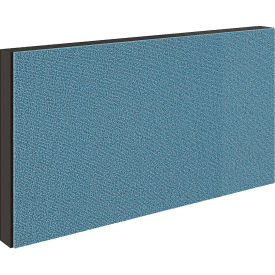 Global Industrial 695909SBL Interion® Modular Partition Stacking Panel with Fabric, 30"W x 16"H, Blue image.