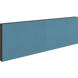 Global Industrial 695911SBL Interion® Modular Partition Stacking Panel with Fabric, 48"W x 16"H, Blue image.