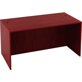 Global Industrial 695933MH Interion® Desk Shell, 71"W x 36"D, Mahogany image.