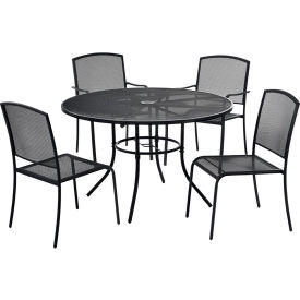 Interion Mesh Caf Table and Chair Set, 36