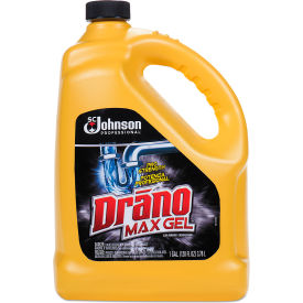 SC Johnson 696642 Drano® Max Gel Clog Remover, Gallon Bottle, 4 Bottles - 696642 image.