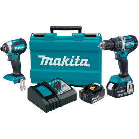 Makita Usa XT269M Makita® XT269M 18V Brushless Cordless Hammer Drill & Impact Driver Combo Kit 4.0Ah image.