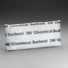 3m 7000001910 3M™ P-300 Chemical Sorbent Pillow, 7" x 15", 16 Pillows/Case image.