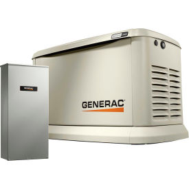 Generac 7043,19.5/22kW,120/240 1-Phase,Air Cooled Guardian Generator,NG/LP,Alum Encl.,200A SE Switch