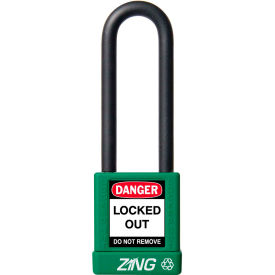 ZING RecycLock Safety Padlock, Keyed Alike, 3 ZING RecycLock Safety Padlock, Keyed Alike, 3