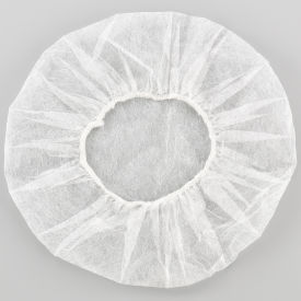 Global Industrial™ Polypropylene Bouffant Cap 21"" White 100/Bag